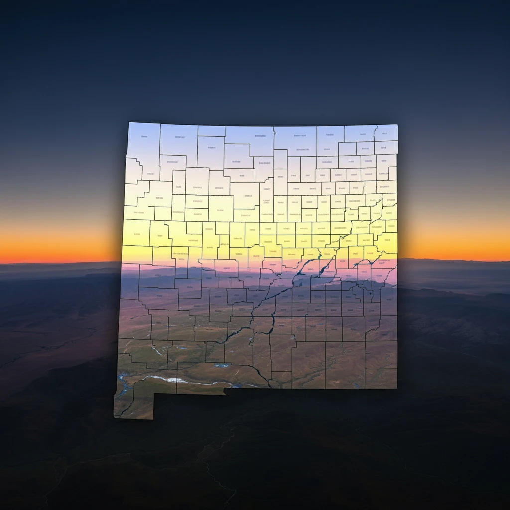 Outline of New Mexico state for PromVendors.com