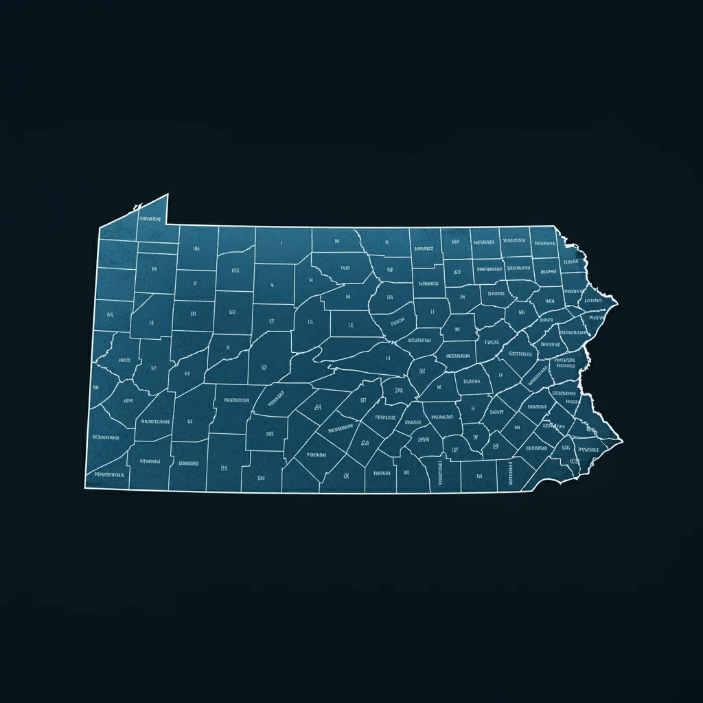 pennsylvania Outline of Pennsylvania state for PromVendors.com