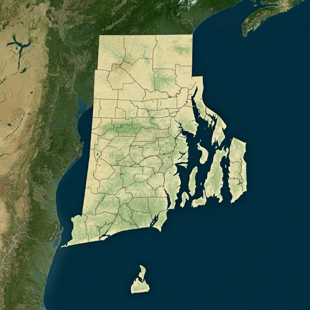 Outline of Rhode Island state for PromVendors.com