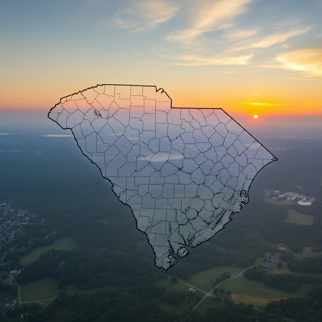 Outline of South Carolina state for PromVendors.com